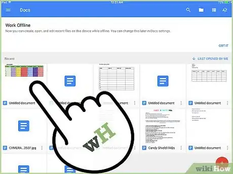 Image titled Access Google Docs from an iPad Step 4