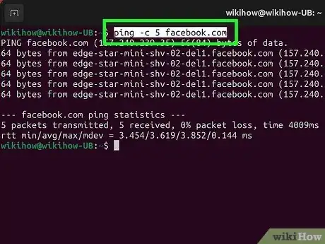 Image titled Ping in Linux Step 8