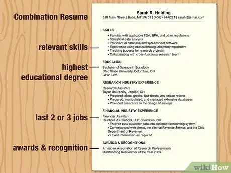 Image titled Make a Resume Step 5