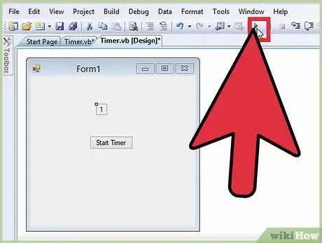 Image titled Add a Timer in Visual Basic Step 7