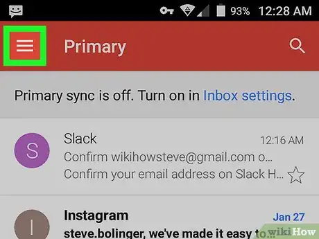 Image titled Stop Emails from Going to Spam on Android Step 2