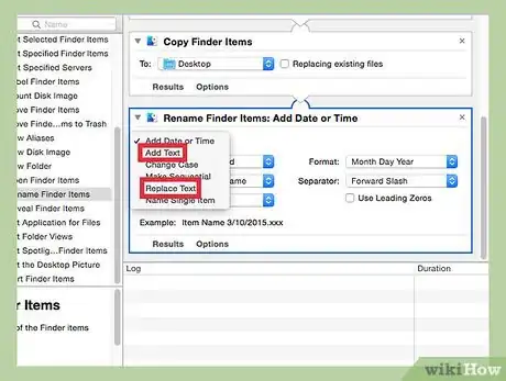 Image titled Batch Rename Files in Mac OS X Using Automator Step 7
