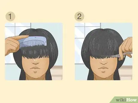 Image titled Cut Bangs Step 16