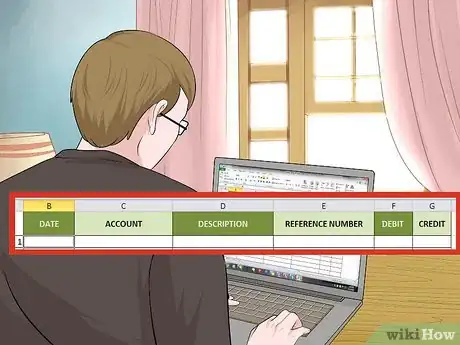 Image titled Write an Accounting Ledger Step 3