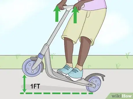 Image titled Do Beginner Kick Scooter Tricks Step 7