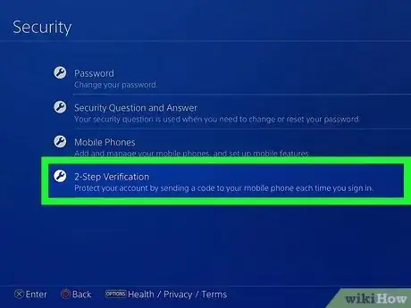 Image titled Enable 2fa on PS4 Step 3