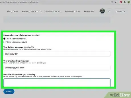 Image titled Delete an Old Twitter Account You Cannot Access Step 7