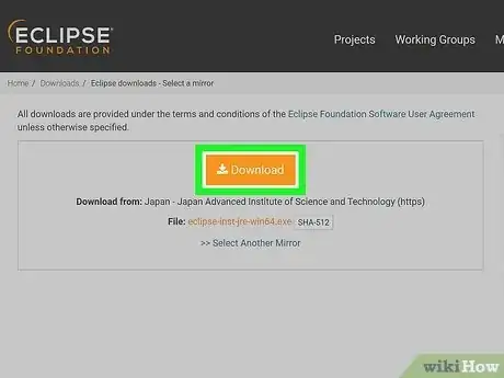 Image titled Download Eclipse for Java Step 3