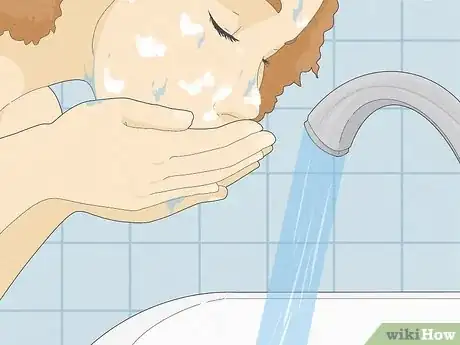 Image titled Wash Your Face with Eyelash Extensions Step 2