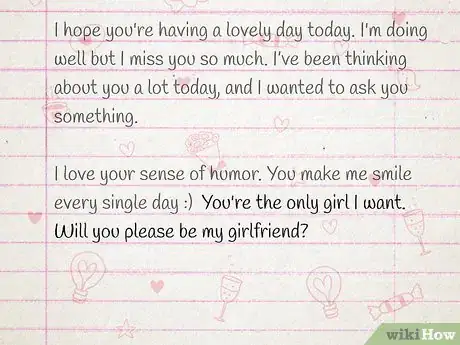 Image titled Write a Letter Asking a Girl to Be Your Girlfriend Step 5