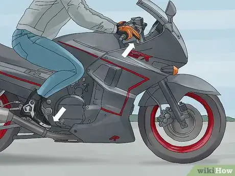 Image titled Brake Properly on a Motorcycle Step 12