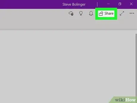 Image titled Share a OneNote Page Step 6
