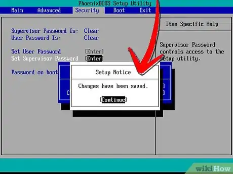 Image titled Set a BIOS Password on Your Laptop Step 4