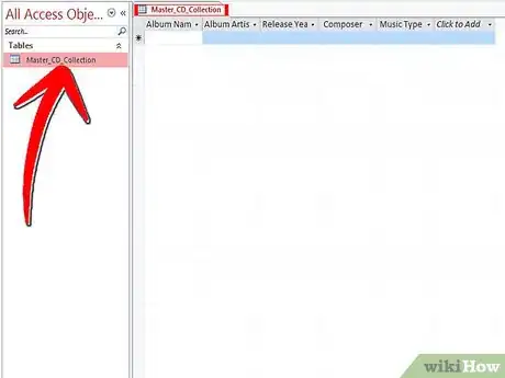 Image titled Keep Track of Your CD Collection Using Microsoft Access Step 13