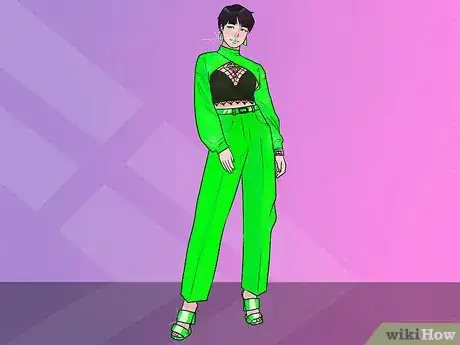 Image titled Wear Neon Colors Step 1