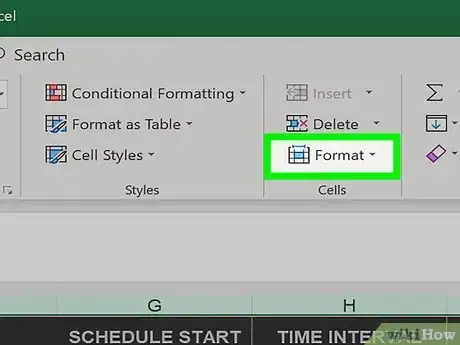 Image titled Unhide Rows in Excel Step 16