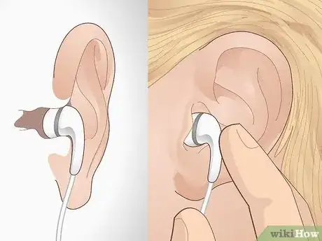 Image titled Keep Earbuds from Falling Out of Your Ears Step 2