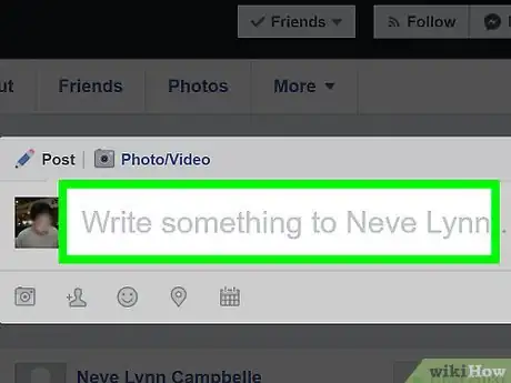 Image titled Post to Someone's Facebook Timeline on a PC or Mac Step 6