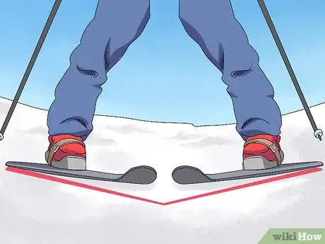 Image titled Turn when Skiing Step 1