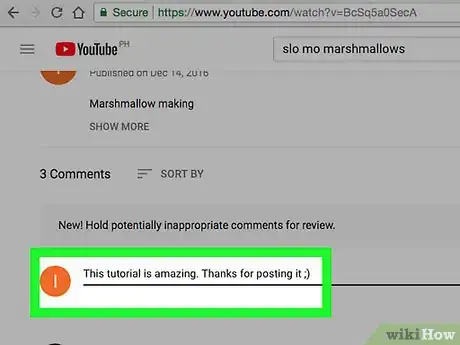 Image titled Leave Comments on YouTube Step 19
