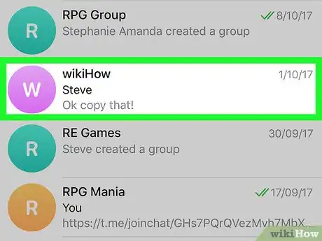 Image titled Get a Group Link on Telegram on iPhone or iPad Step 3