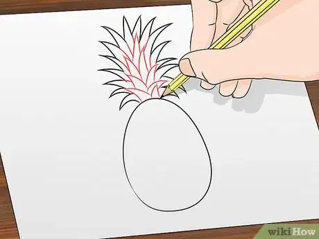 Image titled Draw a Pineapple Step 4