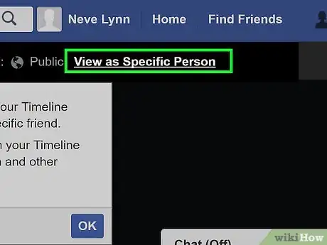 Image titled View Your Facebook Timeline As Another User Step 8