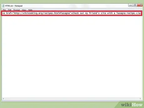 Image titled Link Within a Page Using HTML Step 7