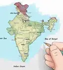 Draw the Map of India