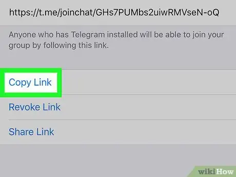 Image titled Get a Group Link on Telegram on iPhone or iPad Step 7