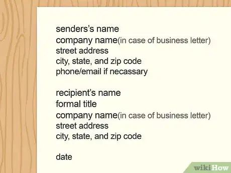 Image titled Address a Letter Step 1