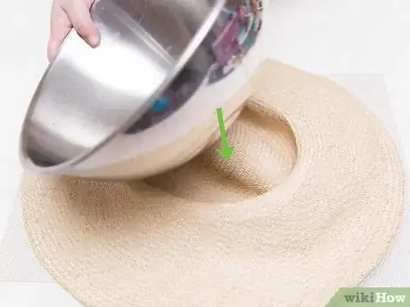 Image titled Fix a Squashed Straw Hat Step 7