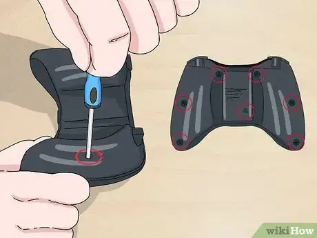 Image titled Open a Wired Xbox 360 Controller Step 4