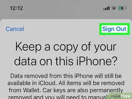 Image titled Sign Out of iCloud on iPhone or iPad Step 7