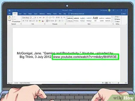 Image titled Cite a YouTube Video in MLA Step 9