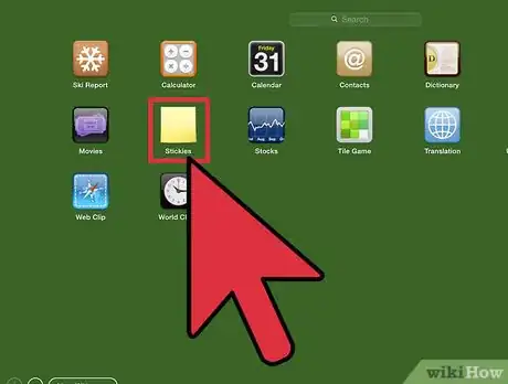 Image titled Create a Sticky Note on a Mac's Dashboard Step 4