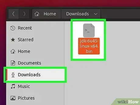 Image titled Install Bin Files in Linux Step 1