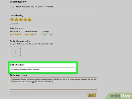 Image titled Leave a Review on Amazon Step 9