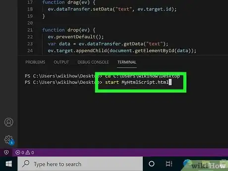 Image titled Run a HTML File in Visual Studio Code Step 8