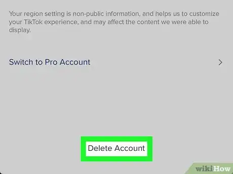 Image titled Delete a TikTok Account Step 5