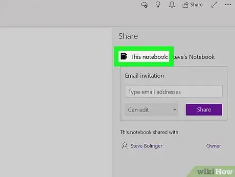 Image titled Share OneNote Notebooks Step 3