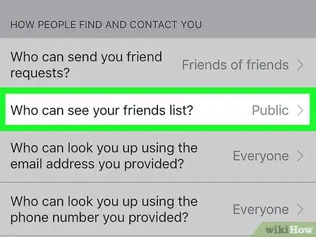 Image titled Prevent Facebook Friends from Being Notified when You Accept a Friend Request on iPhone or iPad Step 6