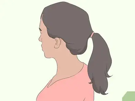 Image titled Cover a Ponytail with Hair Step 7