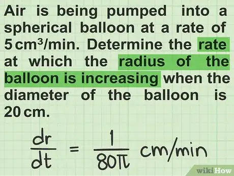 Image titled Solve Related Rates in Calculus Step 7