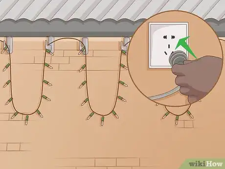 Image titled Hang Christmas Lights Outside Without Nails Step 5