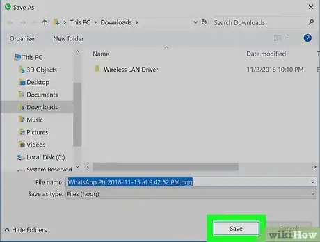Image titled Save an Audio Message from WhatsApp to Your Desktop Computer Step 7