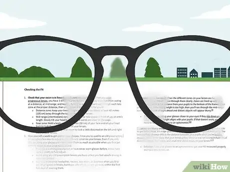 Image titled Tell if Your Progressive Lenses Are Correct Step 1