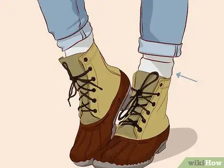 Image titled Wear Duck Boots with Jeans Step 6