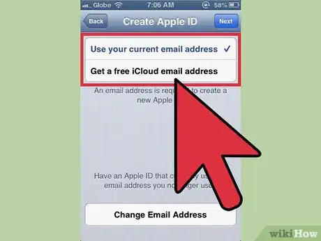 Image titled Create an iCloud Account on iPhone Step 6