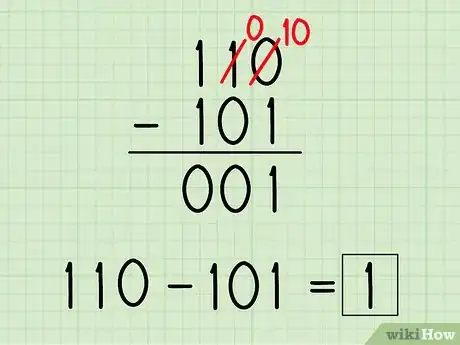 Image titled Subtract Binary Numbers Step 6